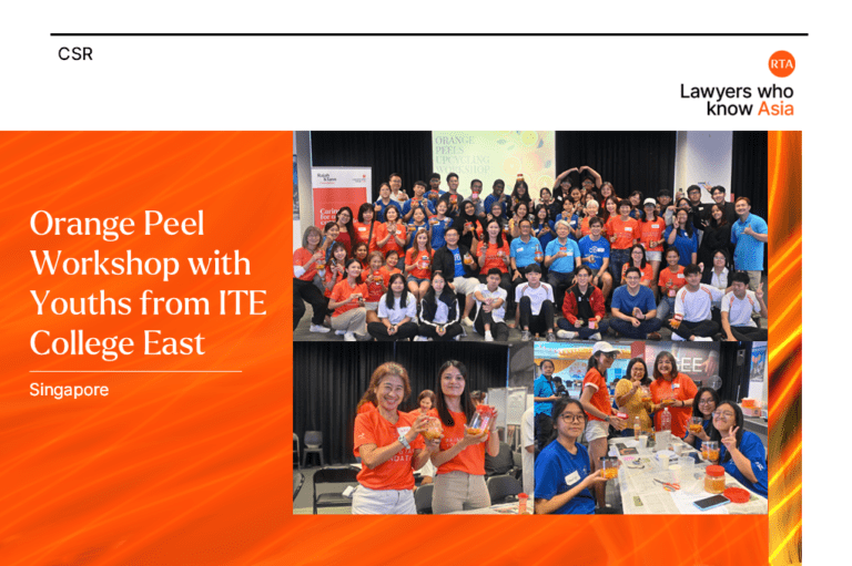 Orange Peel Workshop with Youths from ITE College East | Singapore