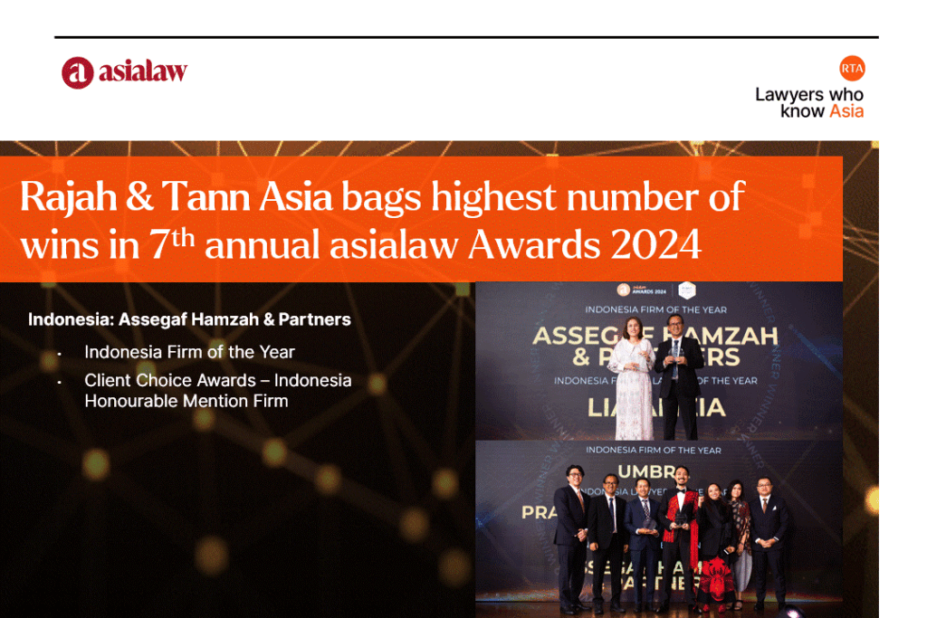 Rajah & Tann Asia bags highest number of wins in 7th annual asialaw